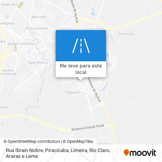 Rua Ibrain Nobre mapa