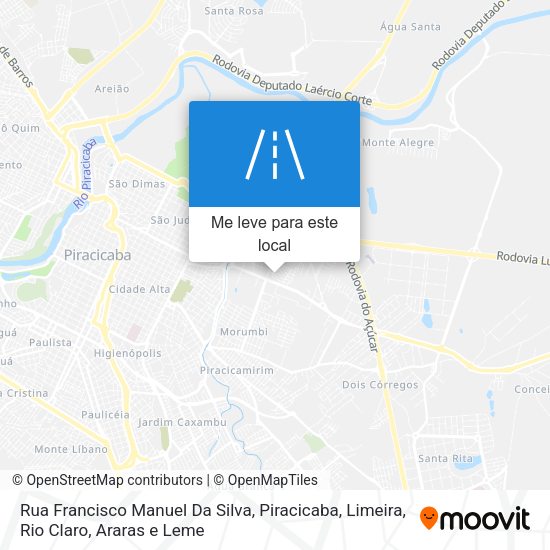Rua Francisco Manuel Da Silva mapa