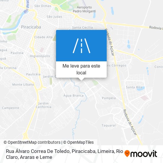 Rua Álvaro Correa De Toledo mapa