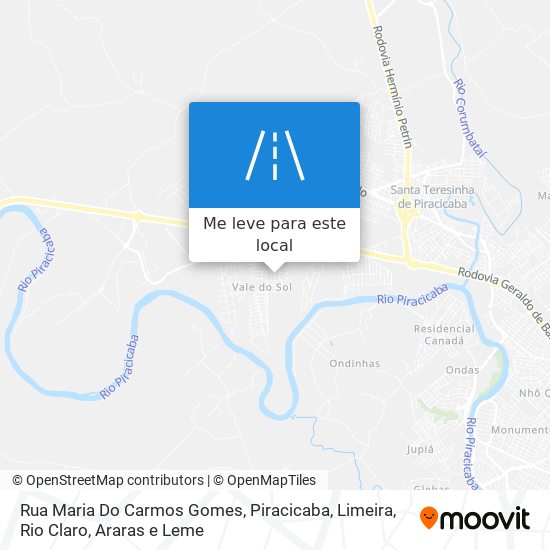 Rua Maria Do Carmos Gomes mapa
