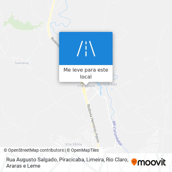 Rua Augusto Salgado mapa