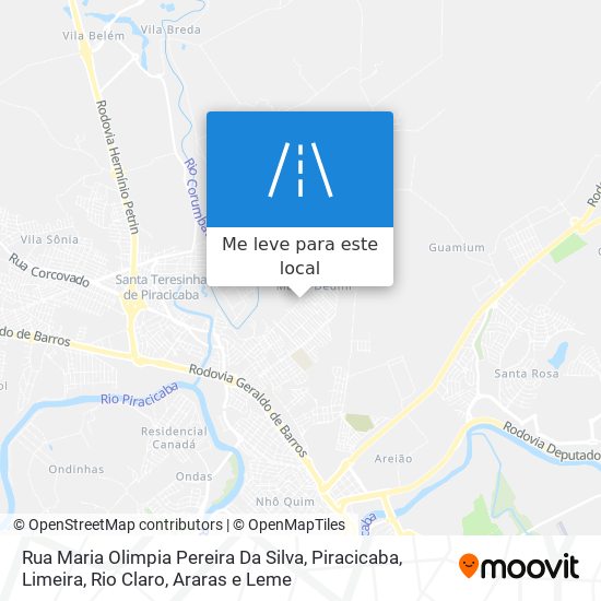 Rua Maria Olimpia Pereira Da Silva mapa