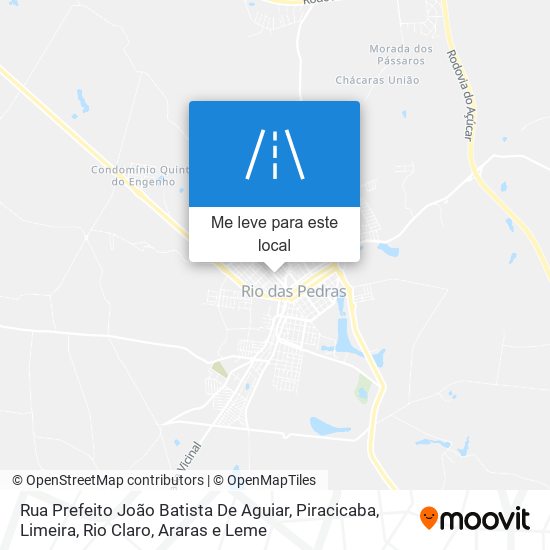 Rua Prefeito João Batista De Aguiar mapa