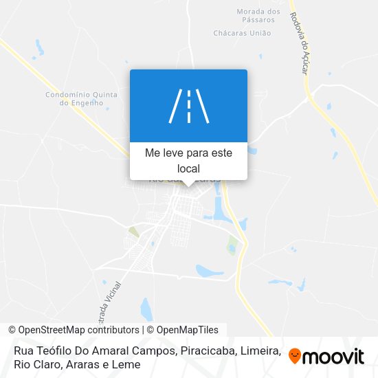 Rua Teófilo Do Amaral Campos mapa