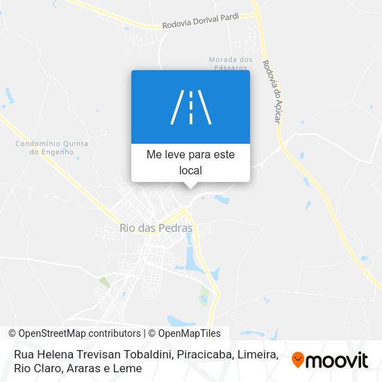 Rua Helena Trevisan Tobaldini mapa