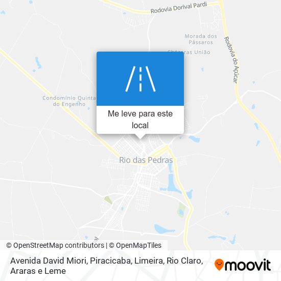 Avenida David Miori mapa