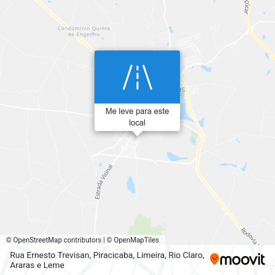 Rua Ernesto Trevisan mapa