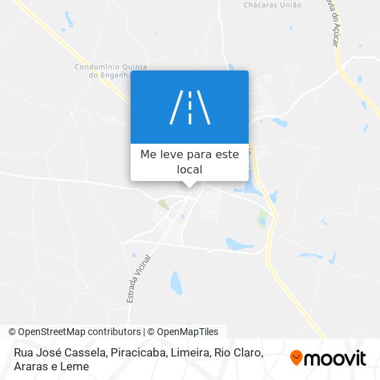 Rua José Cassela mapa