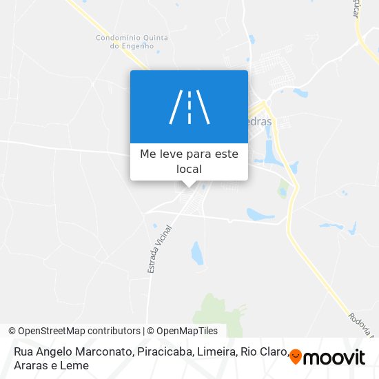 Rua Angelo Marconato mapa