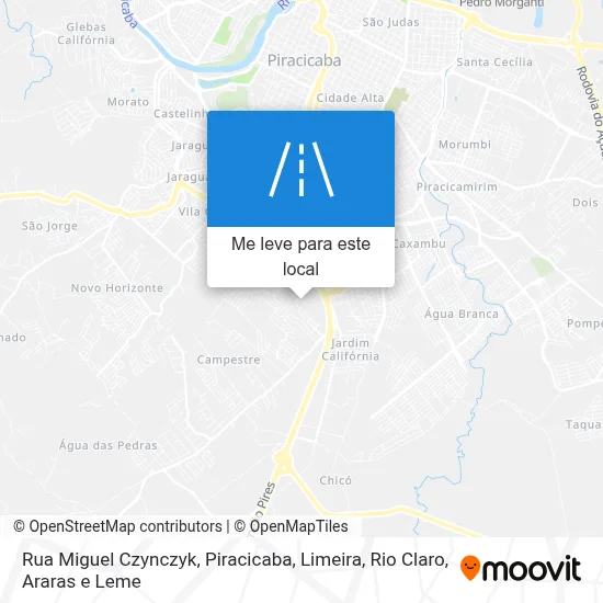 Rua Miguel Czynczyk mapa