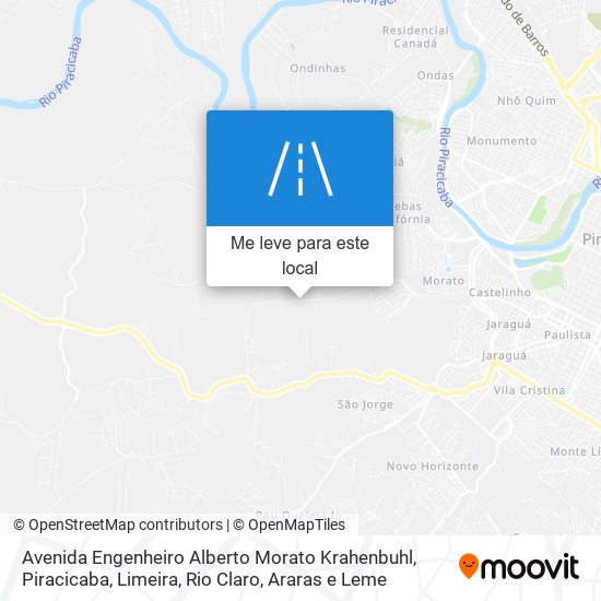 Avenida Engenheiro Alberto Morato Krahenbuhl mapa