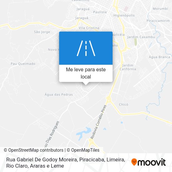 Rua Gabriel De Godoy Moreira mapa