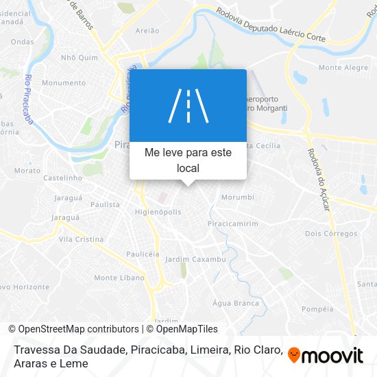 Travessa Da Saudade mapa