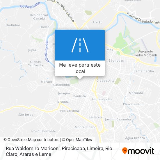 Rua Waldomiro Mariconi mapa
