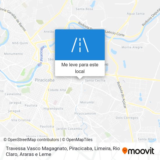 Travessa Vasco Magagnato mapa