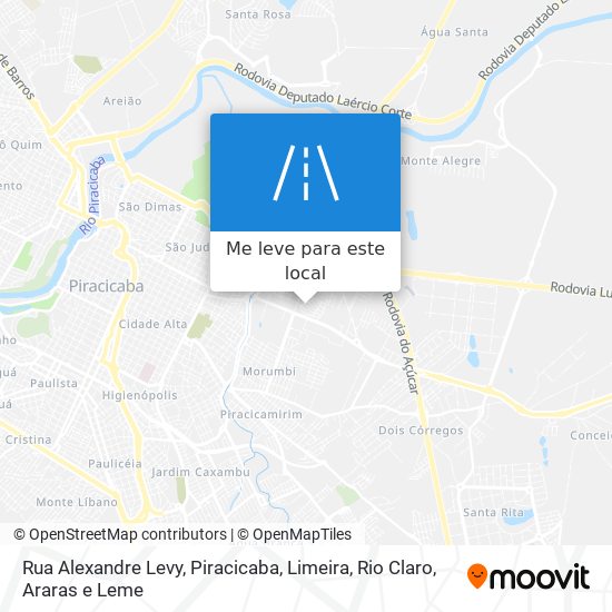 Rua Alexandre Levy mapa