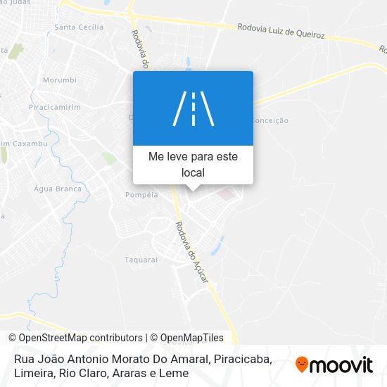 Rua João Antonio Morato Do Amaral mapa