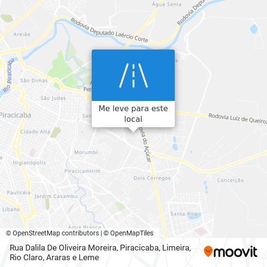 Rua Dalila De Oliveira Moreira mapa
