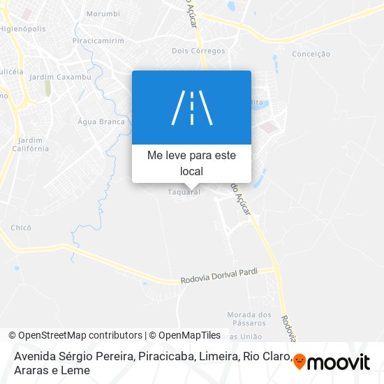 Avenida Sérgio Pereira mapa