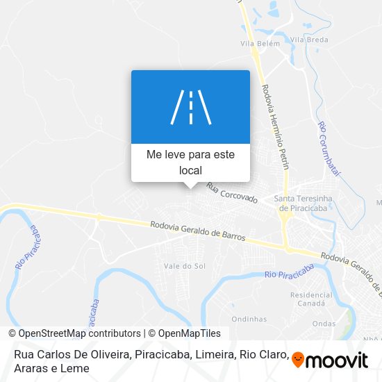 Rua Carlos De Oliveira mapa