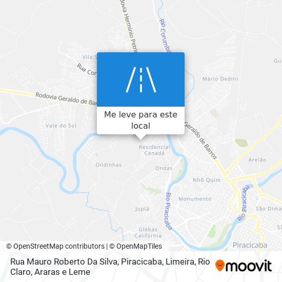 Rua Mauro Roberto Da Silva mapa