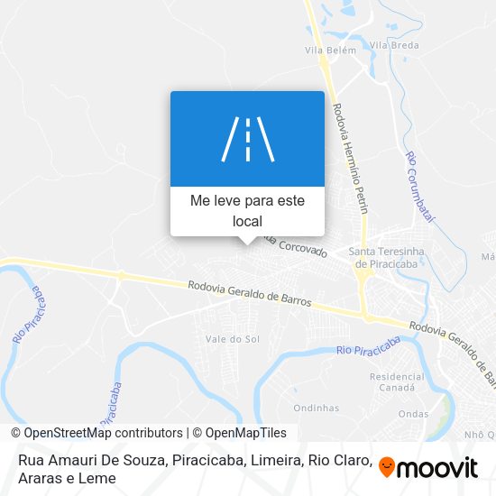 Rua Amauri De Souza mapa