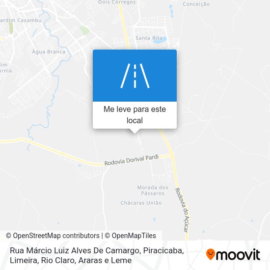 Rua Márcio Luiz Alves De Camargo mapa
