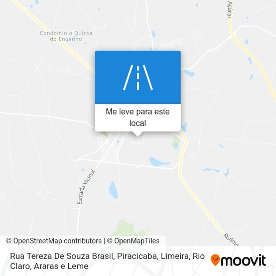 Rua Tereza De Souza Brasil mapa