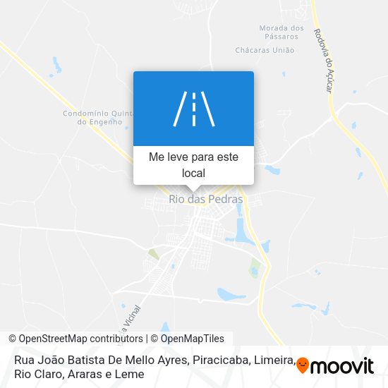 Rua João Batista De Mello Ayres mapa
