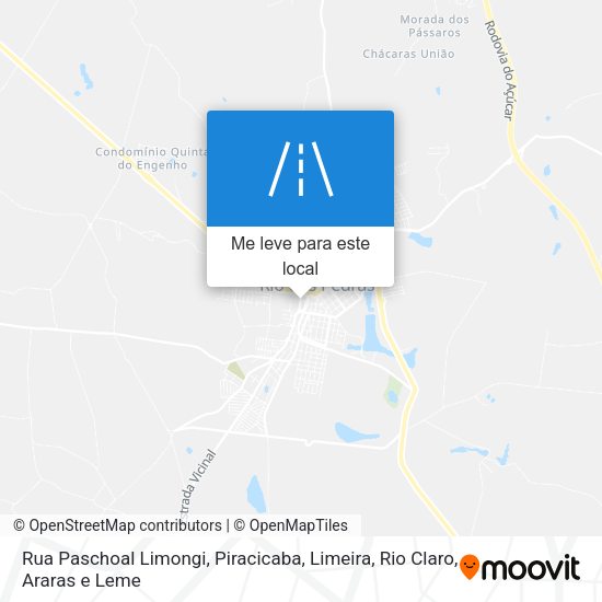 Rua Paschoal Limongi mapa