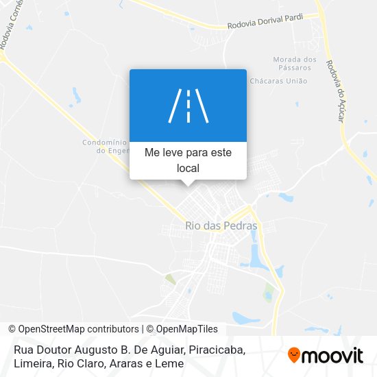 Rua Doutor Augusto B. De Aguiar mapa