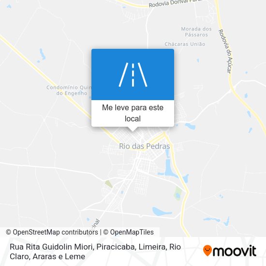 Rua Rita Guidolin Miori mapa