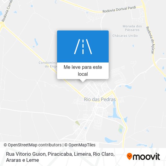 Rua Vitorio Guion mapa