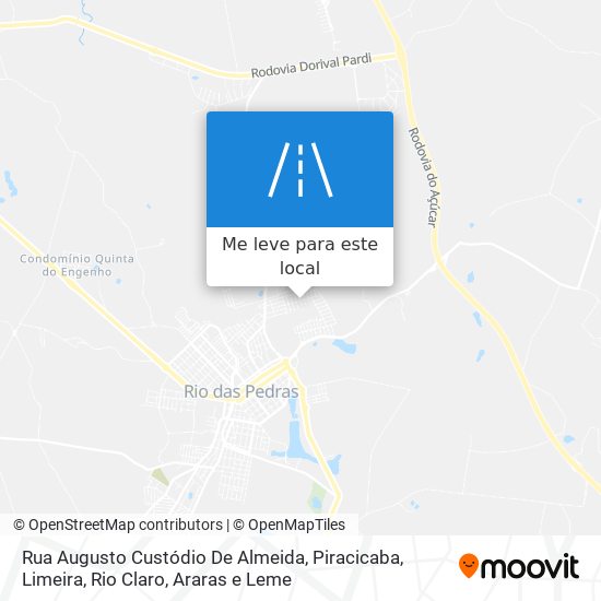 Rua Augusto Custódio De Almeida mapa