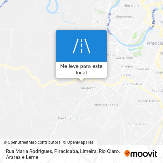 Rua Maria Rodrigues mapa