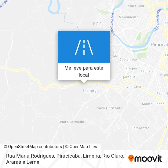 Rua Maria Rodrigues mapa