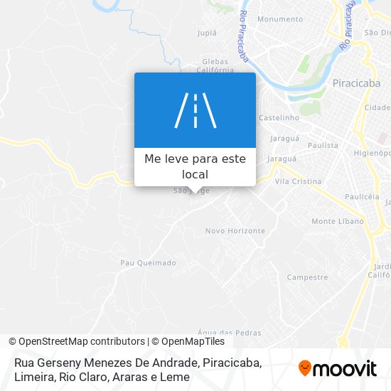 Rua Gerseny Menezes De Andrade mapa