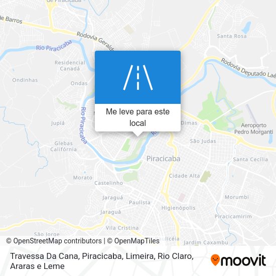Travessa Da Cana mapa