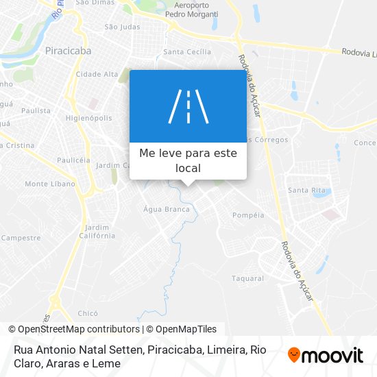 Rua Antonio Natal Setten mapa