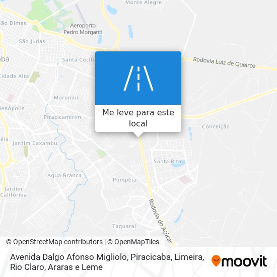 Avenida Dalgo Afonso Migliolo mapa
