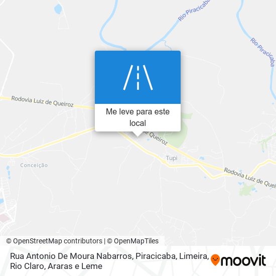 Rua Antonio De Moura Nabarros mapa