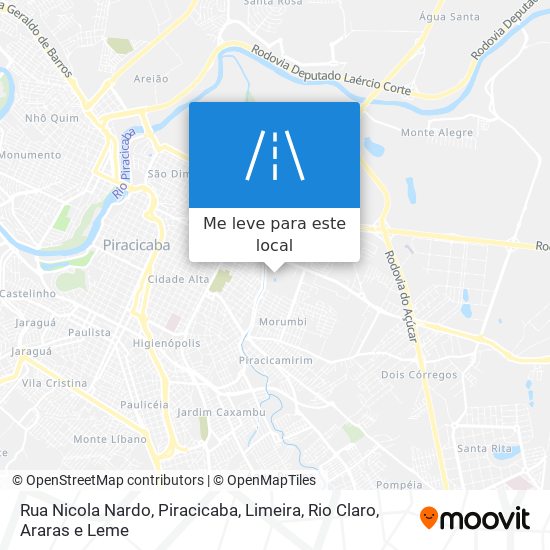 Rua Nicola Nardo mapa