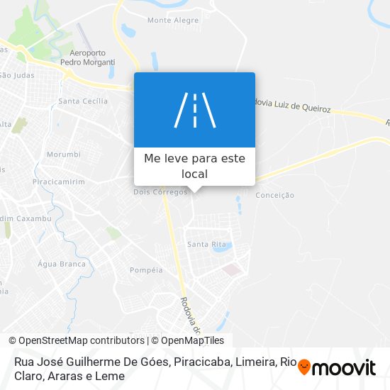 Rua José Guilherme De Góes mapa