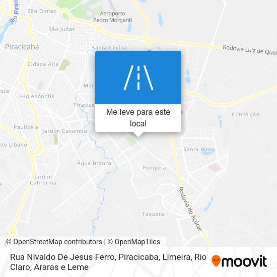 Rua Nivaldo De Jesus Ferro mapa