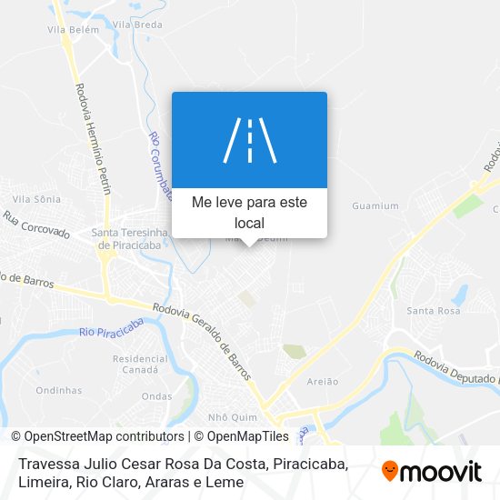 Travessa Julio Cesar Rosa Da Costa mapa