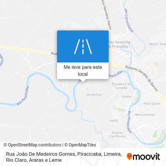 Rua João De Medeiros Gomes mapa