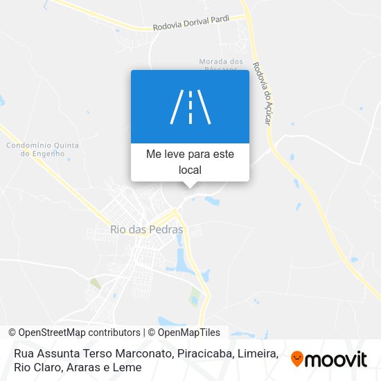 Rua Assunta Terso Marconato mapa