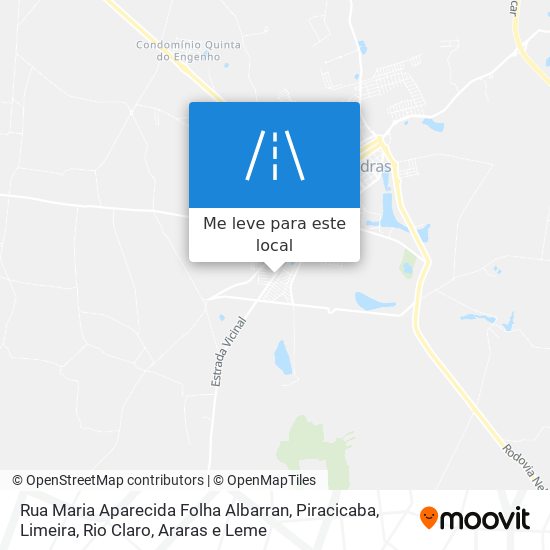 Rua Maria Aparecida Folha Albarran mapa