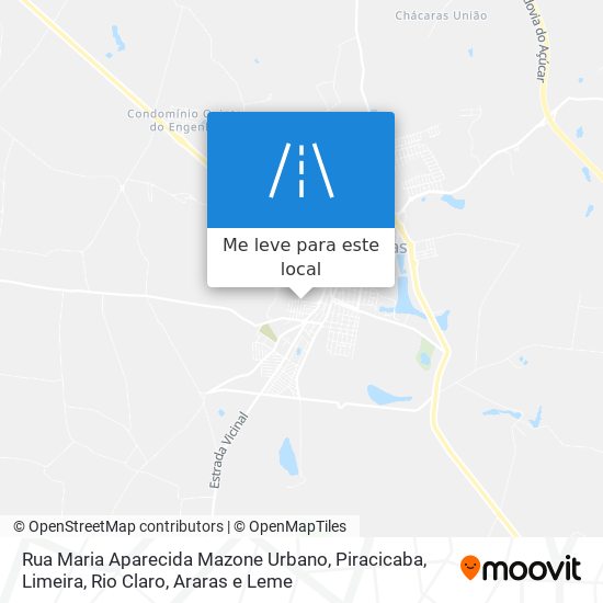 Rua Maria Aparecida Mazone Urbano mapa