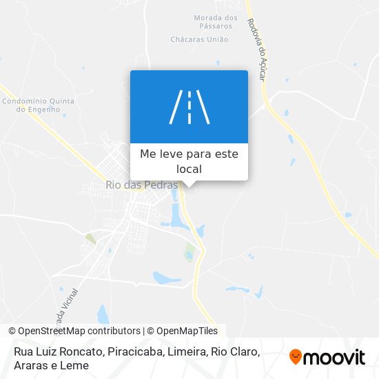 Rua Luiz Roncato mapa